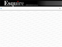 Tablet Screenshot of esquire.kg